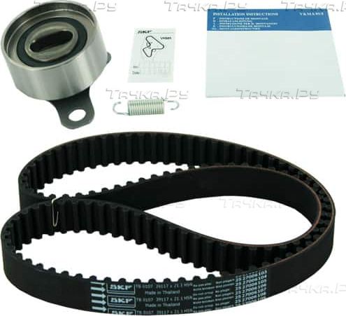 Ремень ГРМ с роликами (комплект) SKF для Toyota Carina E 1992-1997. Артикул VKMA 91005