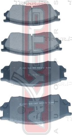 Тормозные колодки Akyoto Packing AKYOTO. Артикул AKD-5334