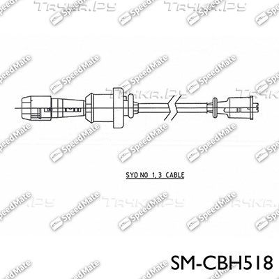Высоковольтные провода (провода зажигания) (комплект) SpeedMate. Артикул SM-CBH518