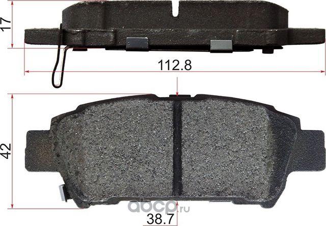 Тормозные колодки (TI-Guar). Артикул TG639