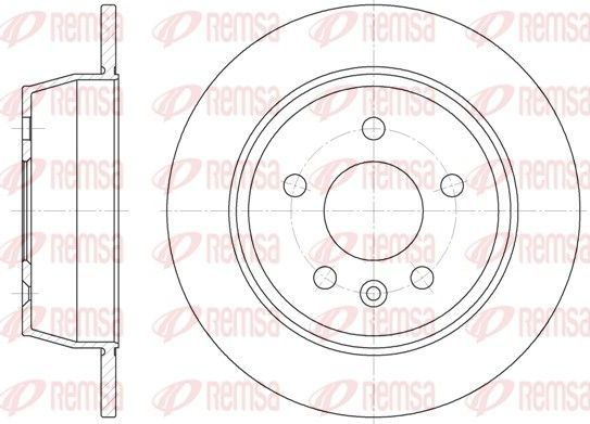 Тормозной диск Remsa. Артикул 6471.00