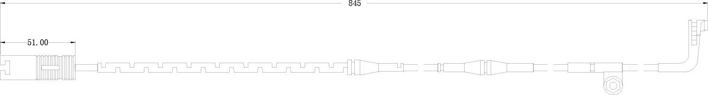 Датчик износа тормозных колодок  Trialli. Артикул PFS 4008