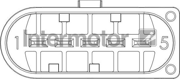 Датчик массового расхода воздуха (ДМРВ) Intermotor Intermotor для Volkswagen Transporter T4 1992-2003. Артикул 19806-M
