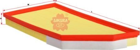 Воздушный фильтр Sakura для Mercedes-Benz E-Класс V (W213, S213, C238) 2016-2026. Артикул A-26500