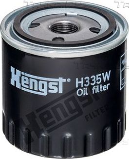 Масляный фильтр Hengst для Infiniti FX II (S51) 2010-2013. Артикул H335W