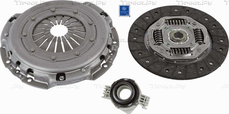 Сцепление (комплект) SACHS для Alfa Romeo 156 I 1997-2006. Артикул 3000 951 278