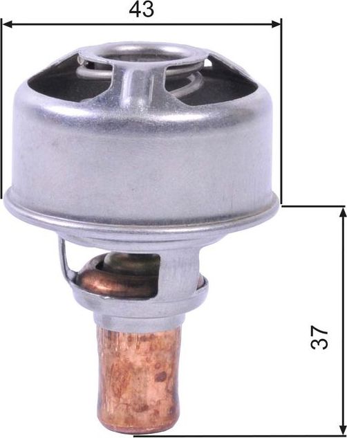 Термостат Gates для Renault Fuego 1983-1985. Артикул TH01483