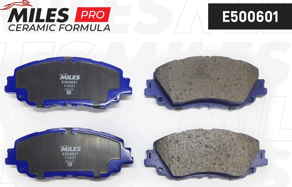 Тормозные колодки Miles (Керамика). Артикул E500601