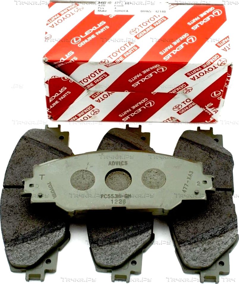 Тормозные колодки Toyota для Lexus ES V 2006-2012. Артикул 0446542140