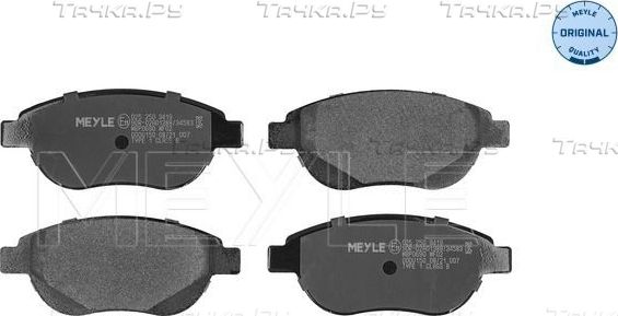 Тормозные колодки Meyle Original. Артикул 025 250 9419