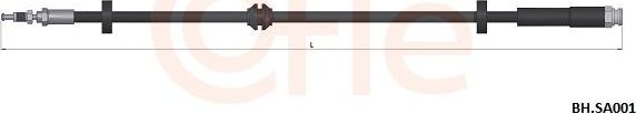 Тормозной шланг Cofle. Артикул 92.BH.SA001