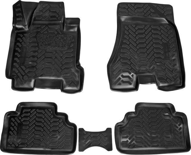 Коврики Airline 3D с высоким бортиком для салона Hyundai Tucson I 2004-2010. Артикул ACM-PS-85