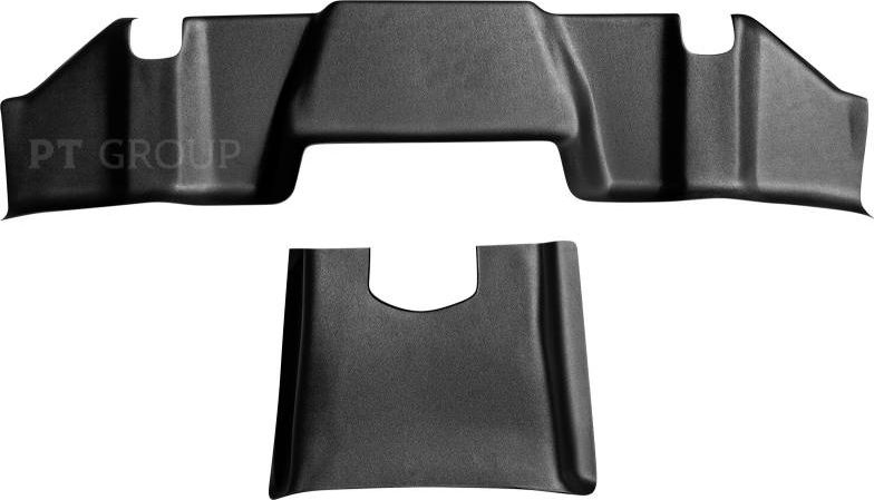 Накладки PT Group на ковролин заднего ряда (2 шт) (ABS) для Lada Largus 7 мест 2021-2026. Артикул LLA-21-111747.22