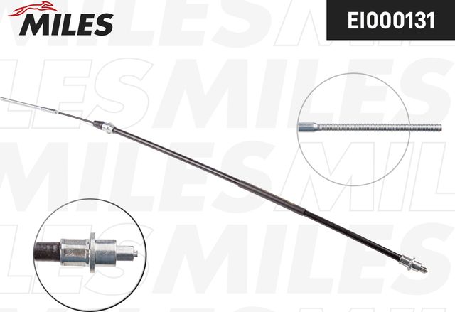 Трос ручника (тросик ручного тормоза) Miles задний левый для Peugeot 406 I 1995-2004. Артикул EI000131