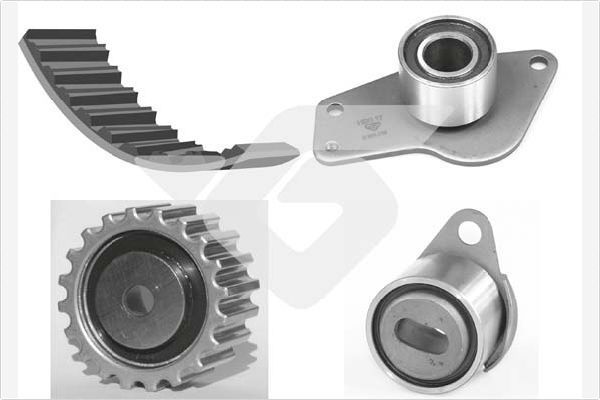 Ремень ГРМ с роликами (комплект) Hutchinson для Dacia Solenza 2003-2005. Артикул KH 33