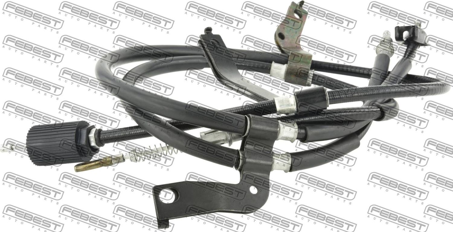 Трос ручника (тросик ручного тормоза) Febest. Артикул 10100-CAPLH