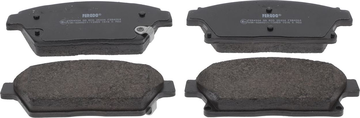 Тормозные колодки Ferodo Premier Eco Friction. Артикул FDB4264