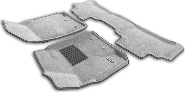 Коврики текстильные Euromat 3D Business для салона Lexus LX 570 2007-2012 Светло-серые. Артикул EMC3D-005118S