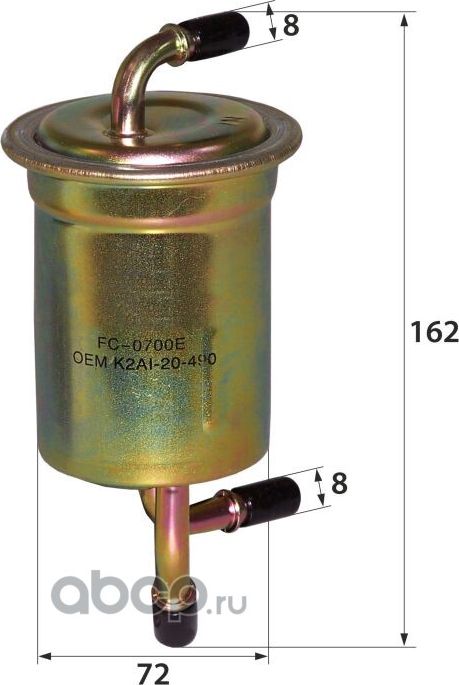 FC-0700E OK2AA-20-490 (фильтр топливный) (RB-Exide). Артикул FC0700E