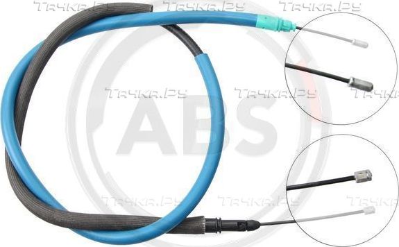 Трос ручника (тросик ручного тормоза) ABS. Артикул K13216