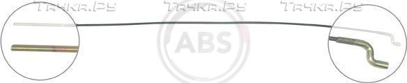 Трос ручника (тросик ручного тормоза) ABS. Артикул K10024
