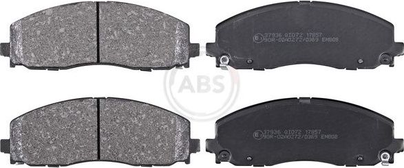 Тормозные колодки ABS передние для Chrysler Grand Voyager V 2011-2026. Артикул 37936