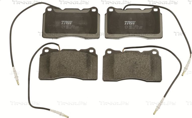 Тормозные колодки TRW передние для Lancia Phedra 2002-2010. Артикул GDB1431