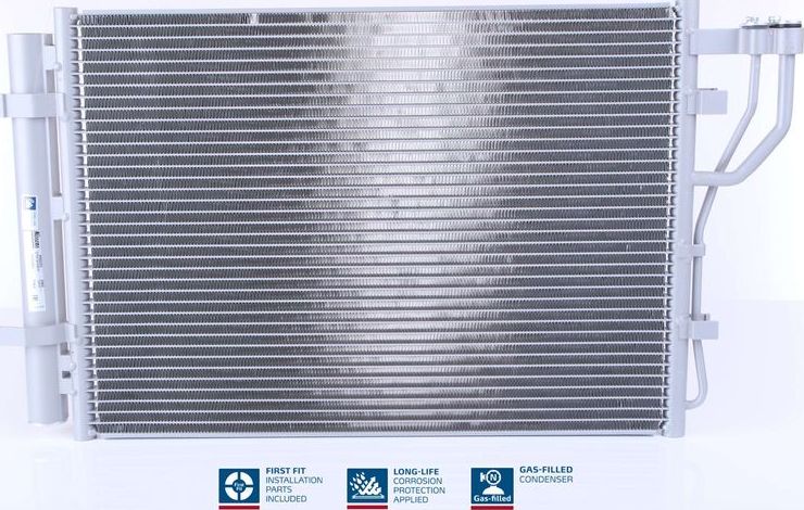 Радиатор кондиционера (конденсатор) Nissens (алюминий). Артикул 940251