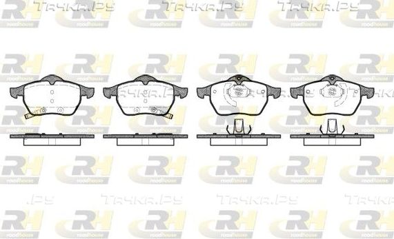 Тормозные колодки RoadHouse передние для Opel Corsa D 2006-2014. Артикул 2390.32