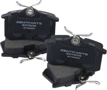 Тормозные колодки Zentparts. Артикул Z07609
