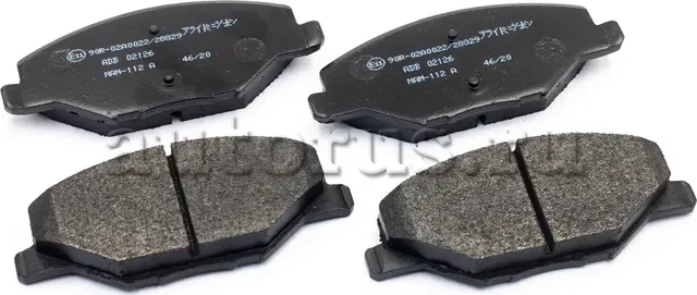 ADB 02126_колодки дисковые передние!/ Skoda Fabia 1.2, VW Polo Rus 1.6 12 (Allied Nippon). Артикул ADB02126
