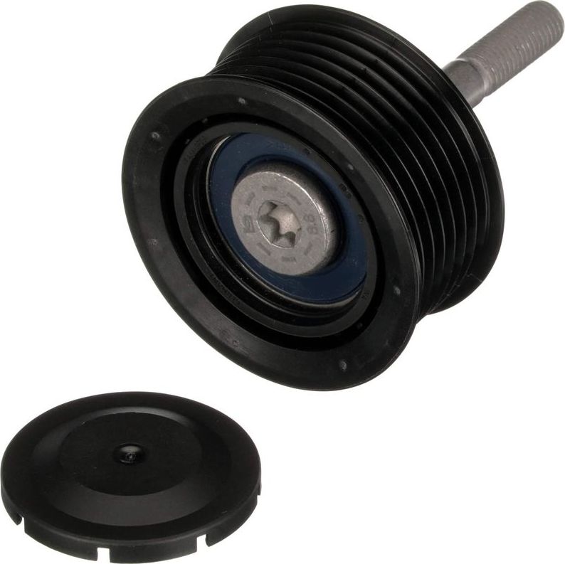 Направляющий (ведущий) ролик приводного поликлинового ремня Gates (полимерный материал). Артикул T36876