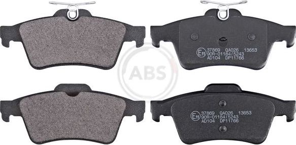 Тормозные колодки ABS. Артикул 37869