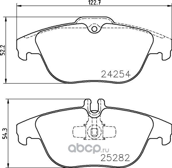 PC Pads (Textar). Артикул 2425404