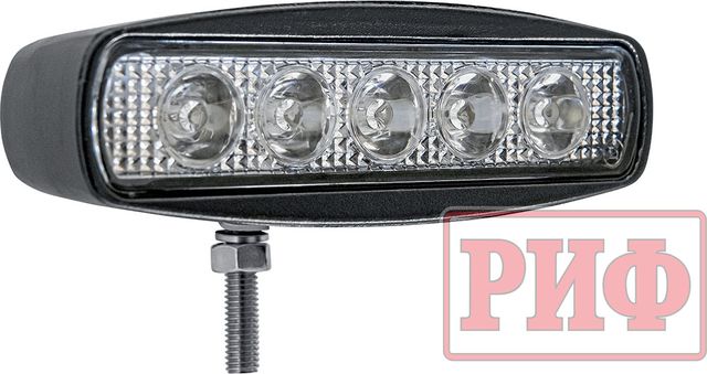 Фара светодиодная рабочего света РИФ 145 мм 15W. Артикул F0101S