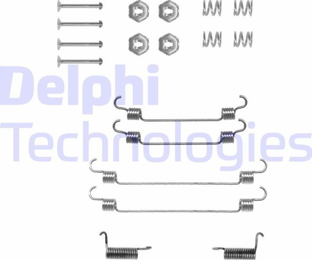 Комплектующие, тормозная колодка Delphi. Артикул LY1212