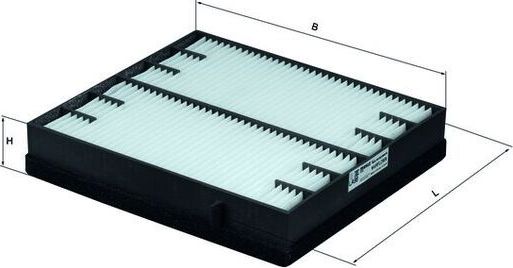 Салонный фильтр Mahle. Артикул LA 98