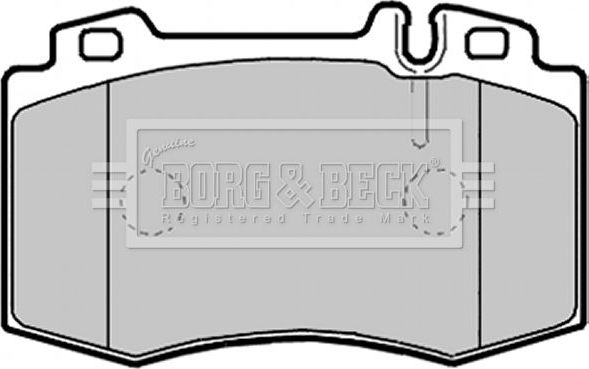 Тормозные колодки Borg & Beck. Артикул BBP2132