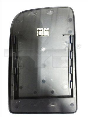Зеркальное стекло бокового зеркала TYC правое для Mercedes-Benz Sprinter 906 2006-2009. Артикул 321-0105-1