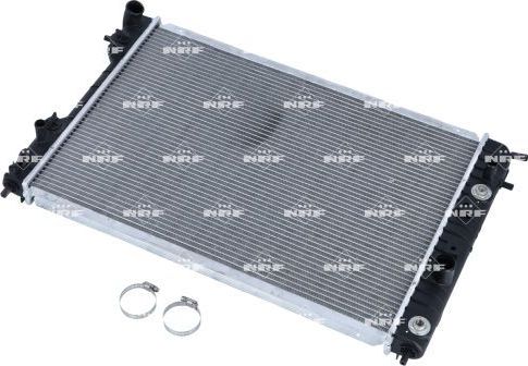 Радиатор охлаждения двигателя NRF (алюминий) для Opel Omega B 1994-2003. Артикул 529689