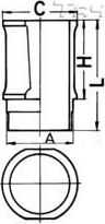 Гильза цилиндра Kolbenschmidt для Citroen ZX 1991-1998. Артикул 89301110