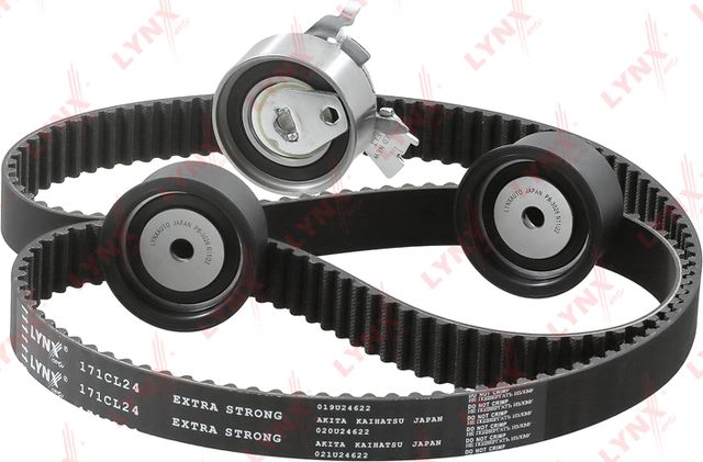 Ремень ГРМ с роликами (комплект) LYNXauto для Opel Omega B 1999-2003. Артикул PK-1189
