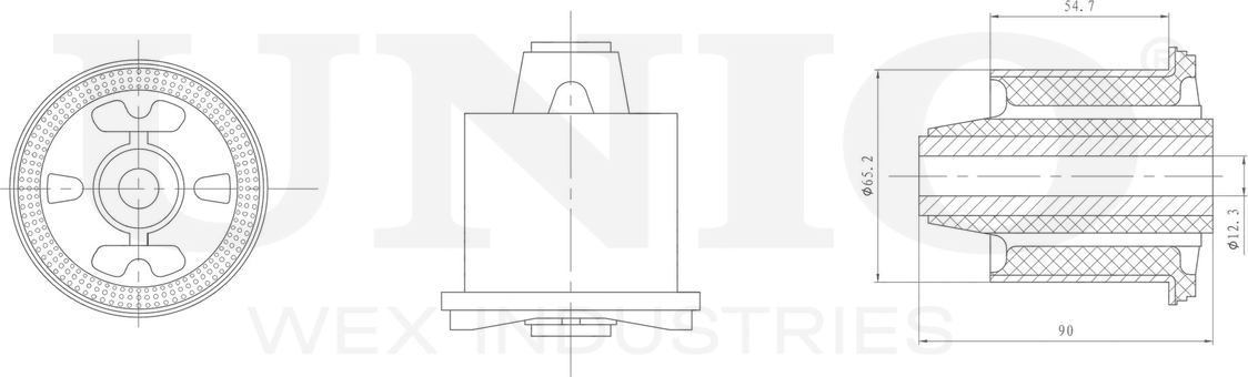 Сайлентблок балки (Unio). Артикул RMP-20384