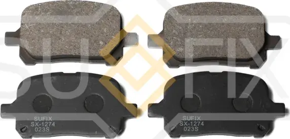 Колодки тормозные передние (Sufix). Артикул SX1274