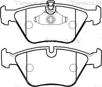 Тормозные колодки HSB. Артикул HP5252