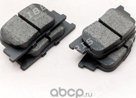 КОЛОДКИ ТОРМ.ЗАД., К-Т TOYOTA PRIUS 03-09, OPA 00-05, CALDINA 02-07, LIFAN SOLAN (Iberis). Артикул IB153062