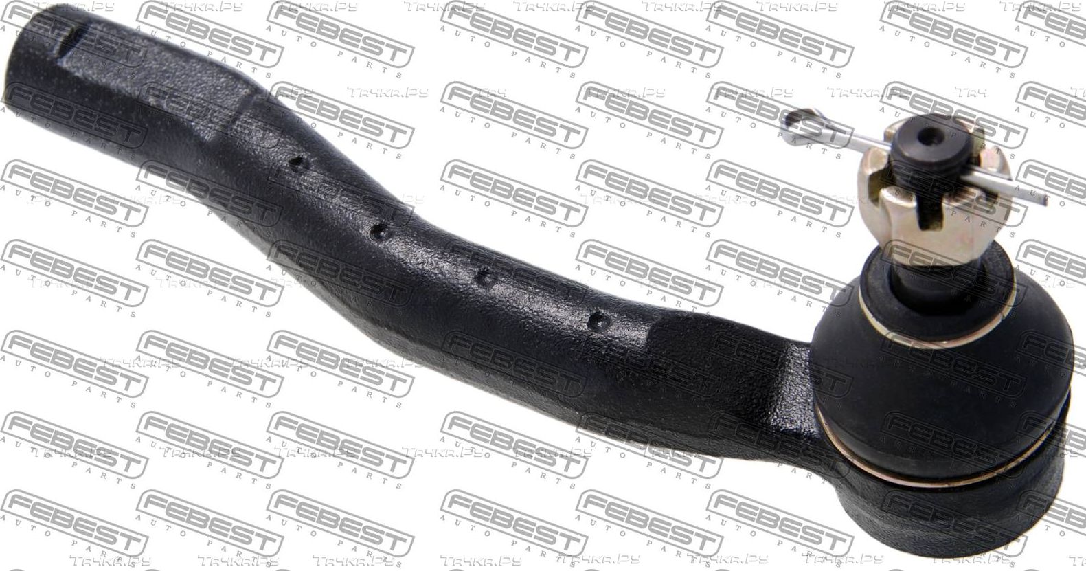 Наконечник рулевой тяги Febest левый для Toyota Yaris II 2005-2013. Артикул 0121-KSP90LH