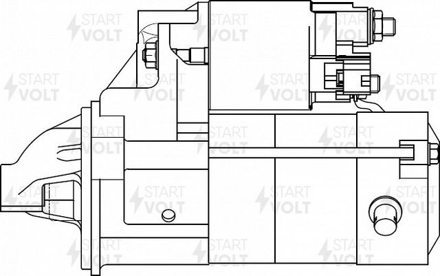 Стартер StartVOLT для Toyota Carina V (T170) 1987-1992. Артикул LSt 1929