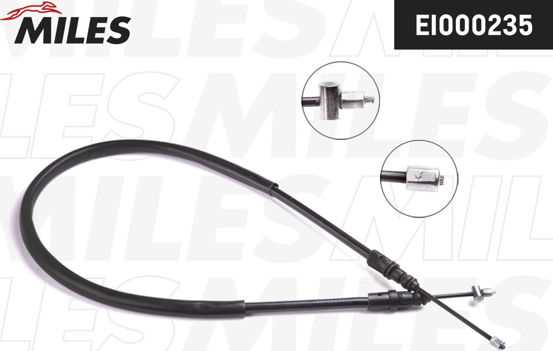 Трос ручника (тросик ручного тормоза) Miles. Артикул EI000235