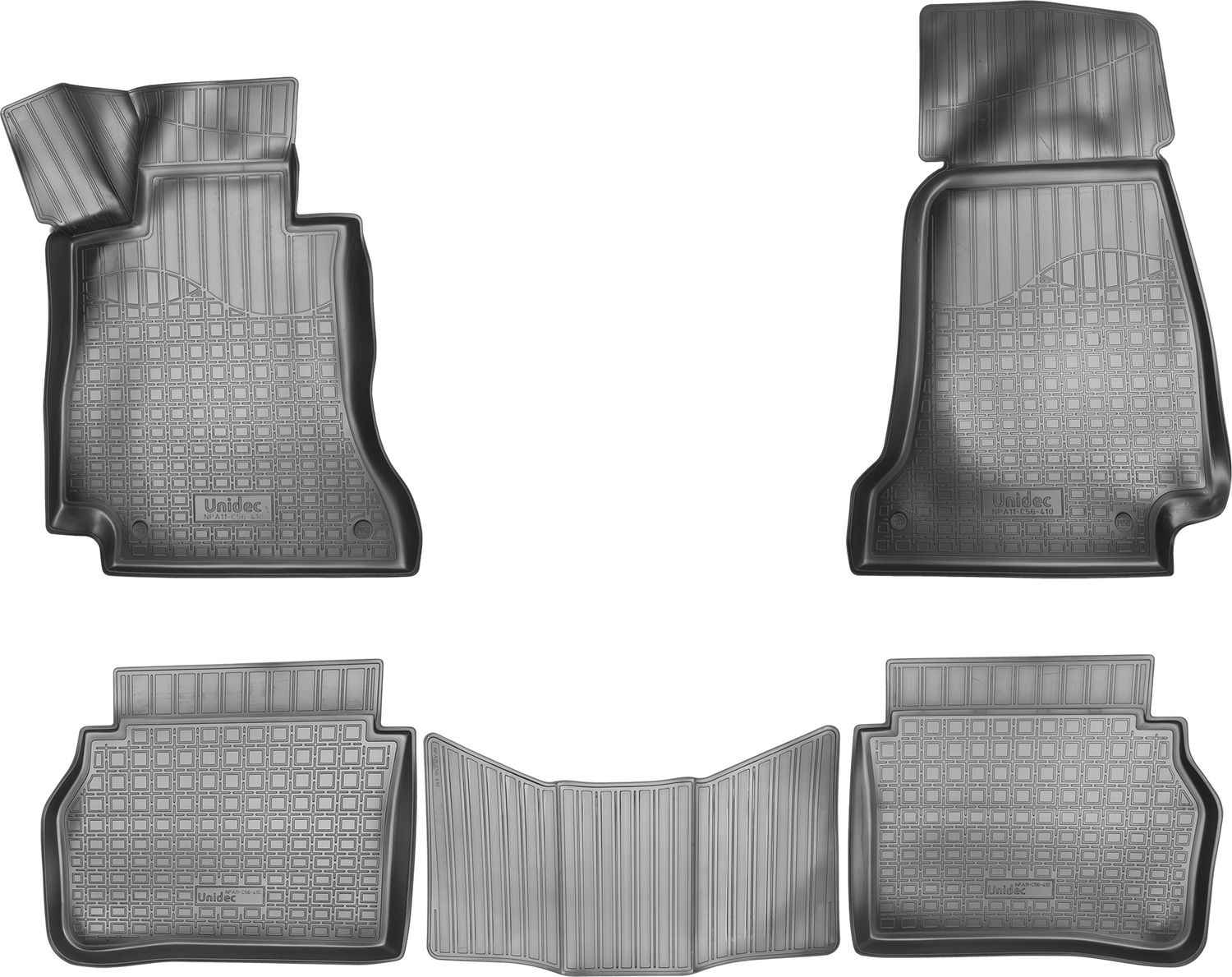 Коврики 3D Норпласт для салона Mercedes-Benz E-класс W213 седан 2016-2026. Артикул NPA11-C56-410